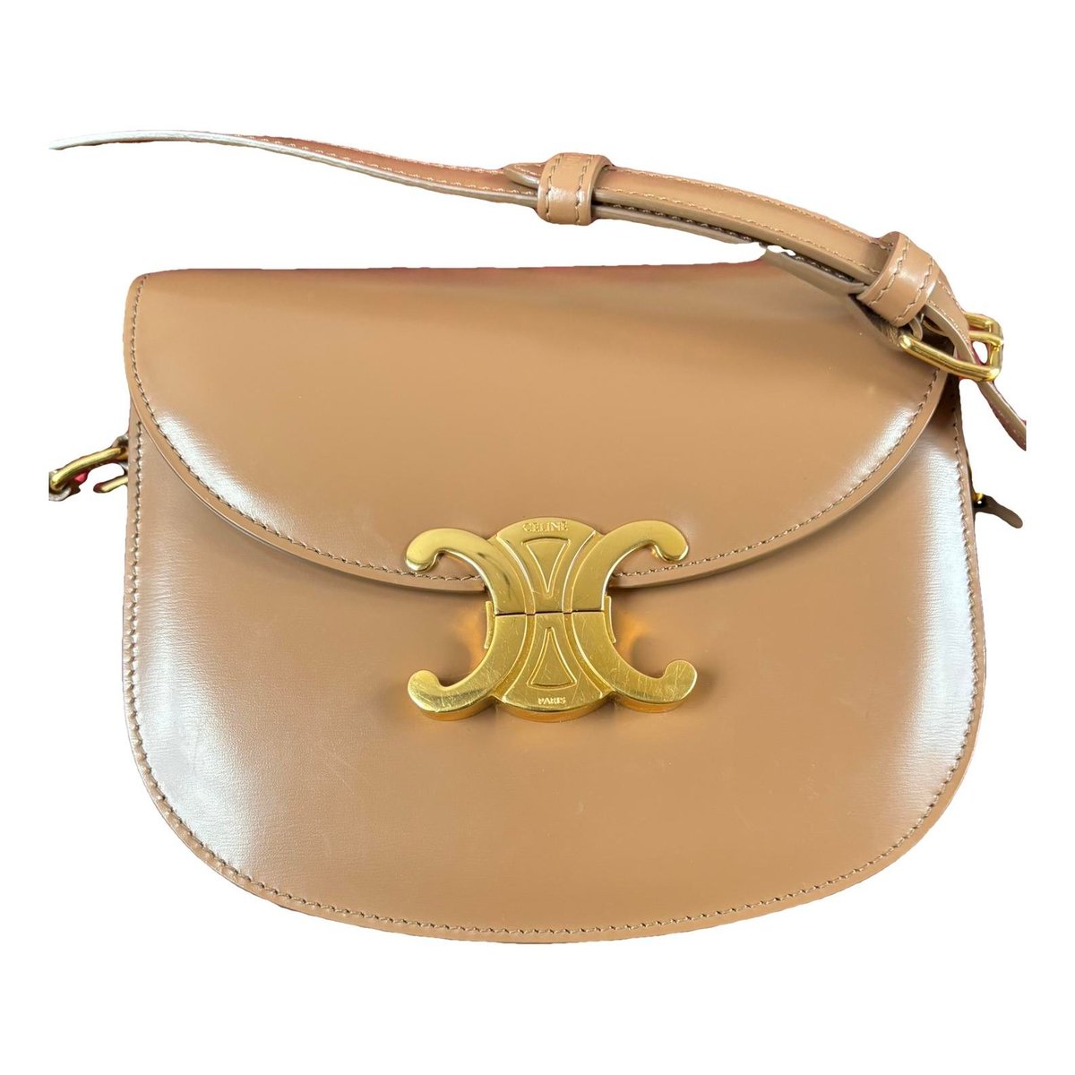 Triomphe leather handbag
