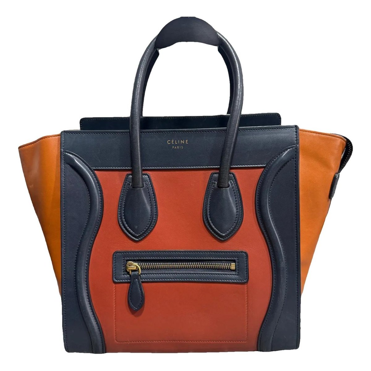 Luggage leather handbag
