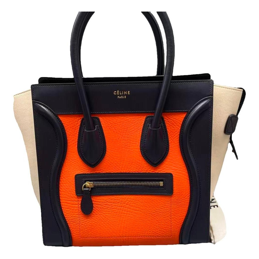 Luggage leather handbag