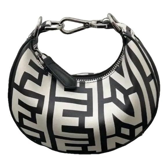 Fendigraphy leather handbag
