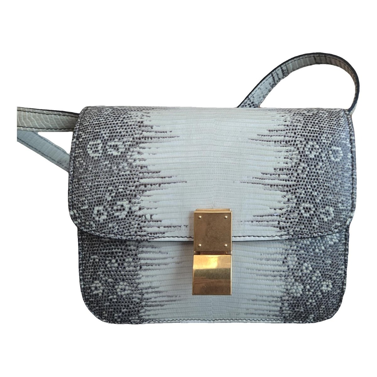 Classic lizard crossbody bag