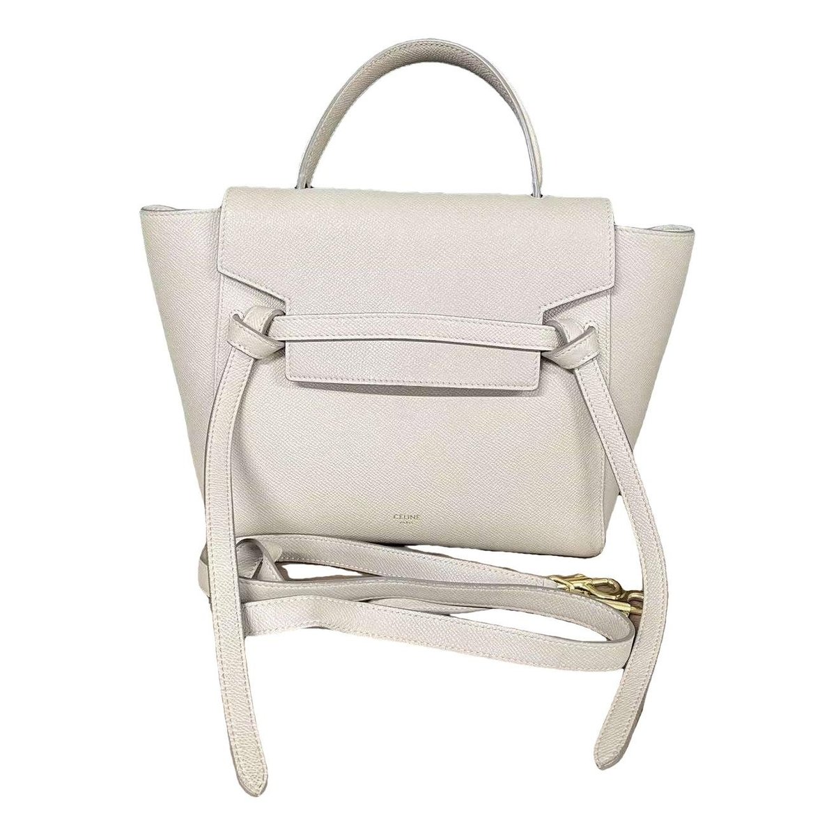 Belt leather handbag