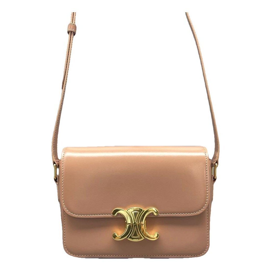 Triomphe leather handbag