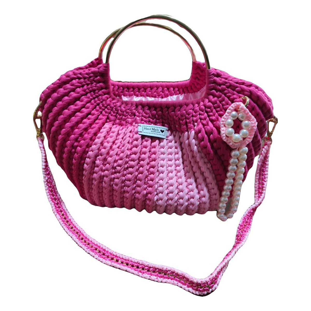 Crochet handbag