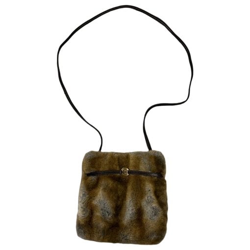 Faux fur handbag