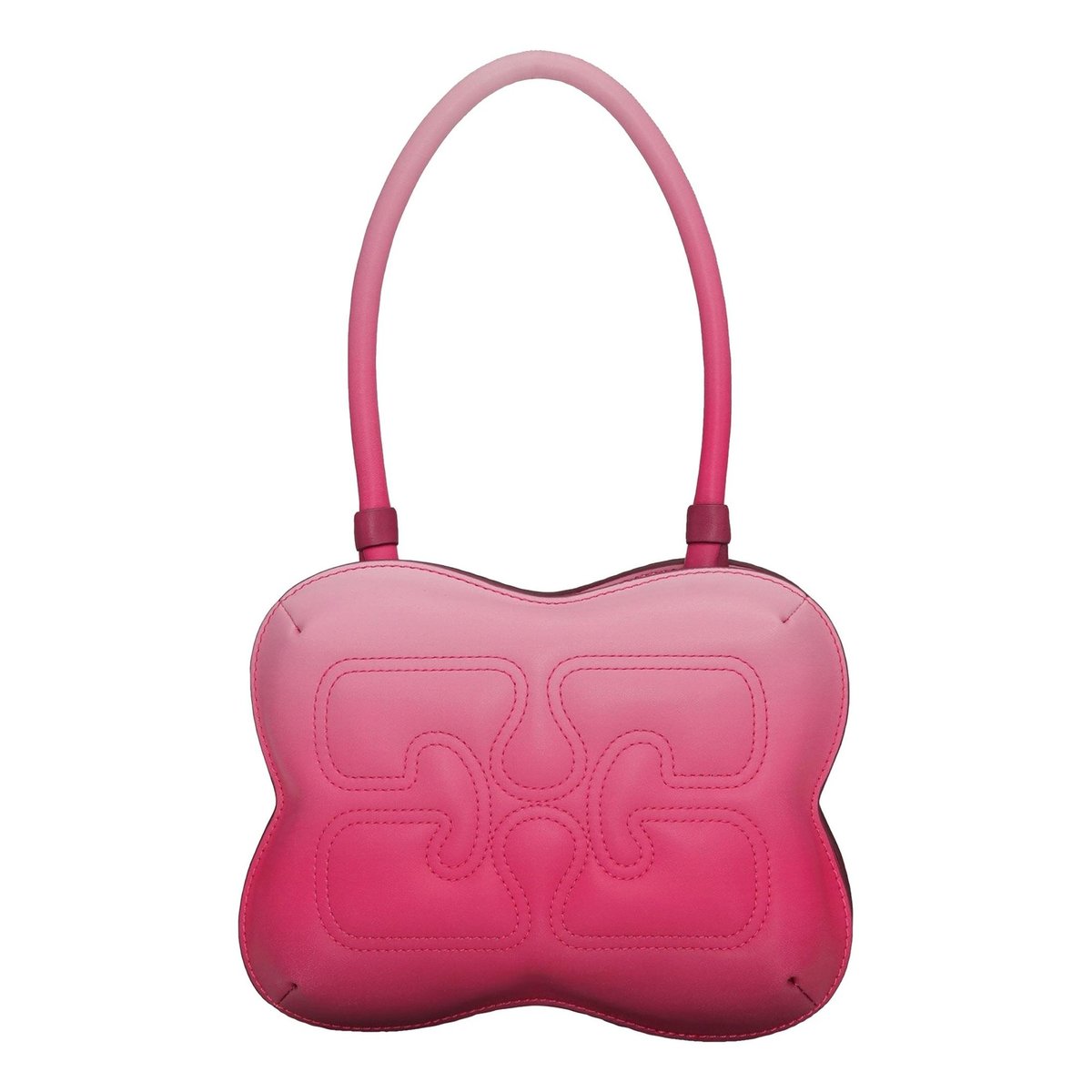 Butterfly leather handbag