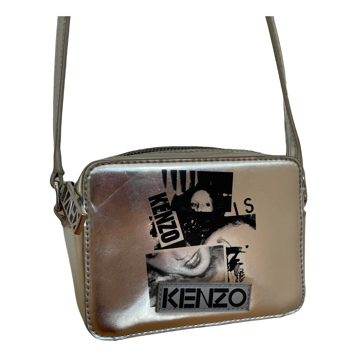 Patent leather handbag