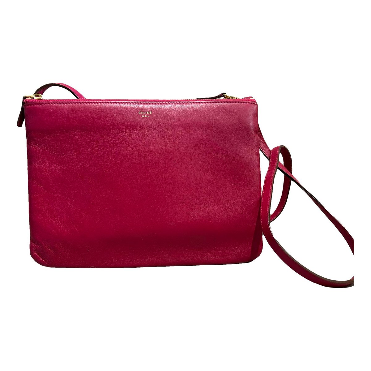 Trio leather crossbody bag