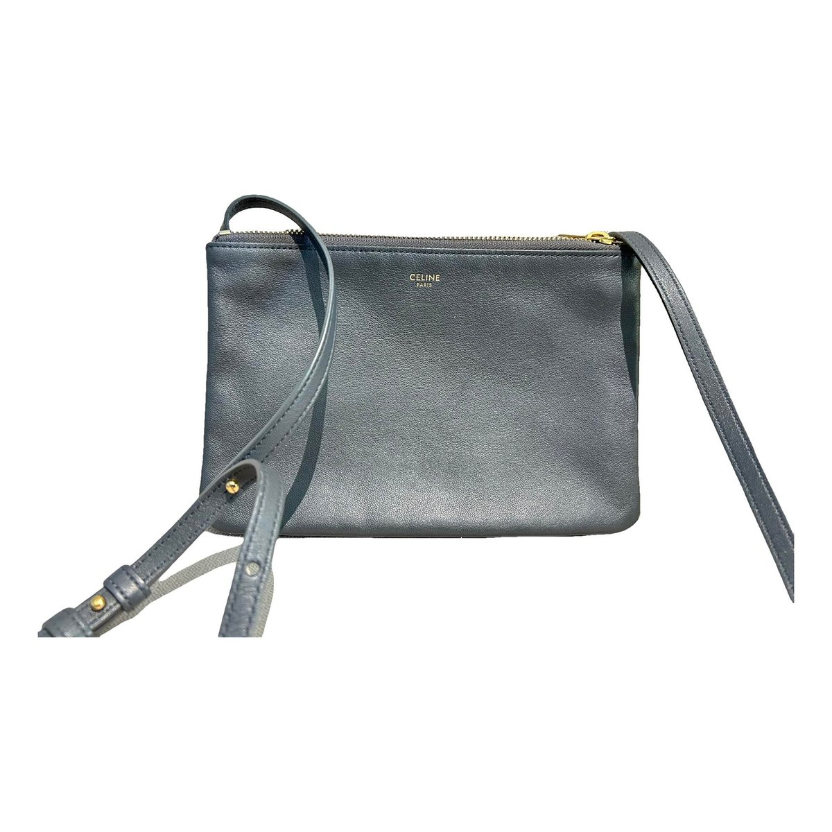Trio leather crossbody bag