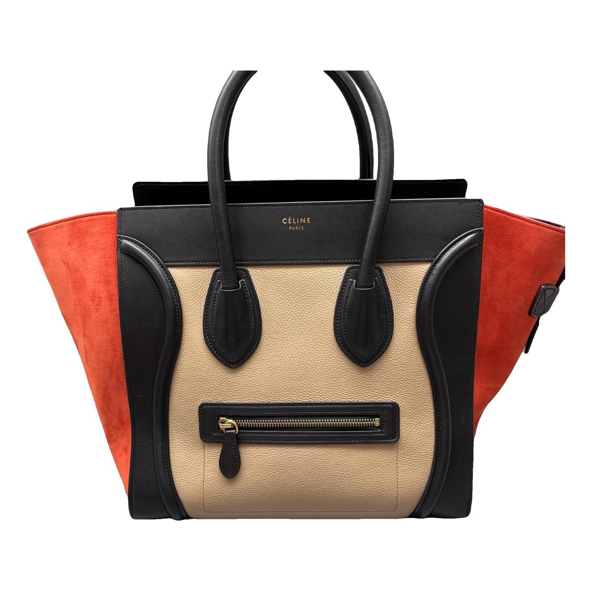 Luggage leather handbag