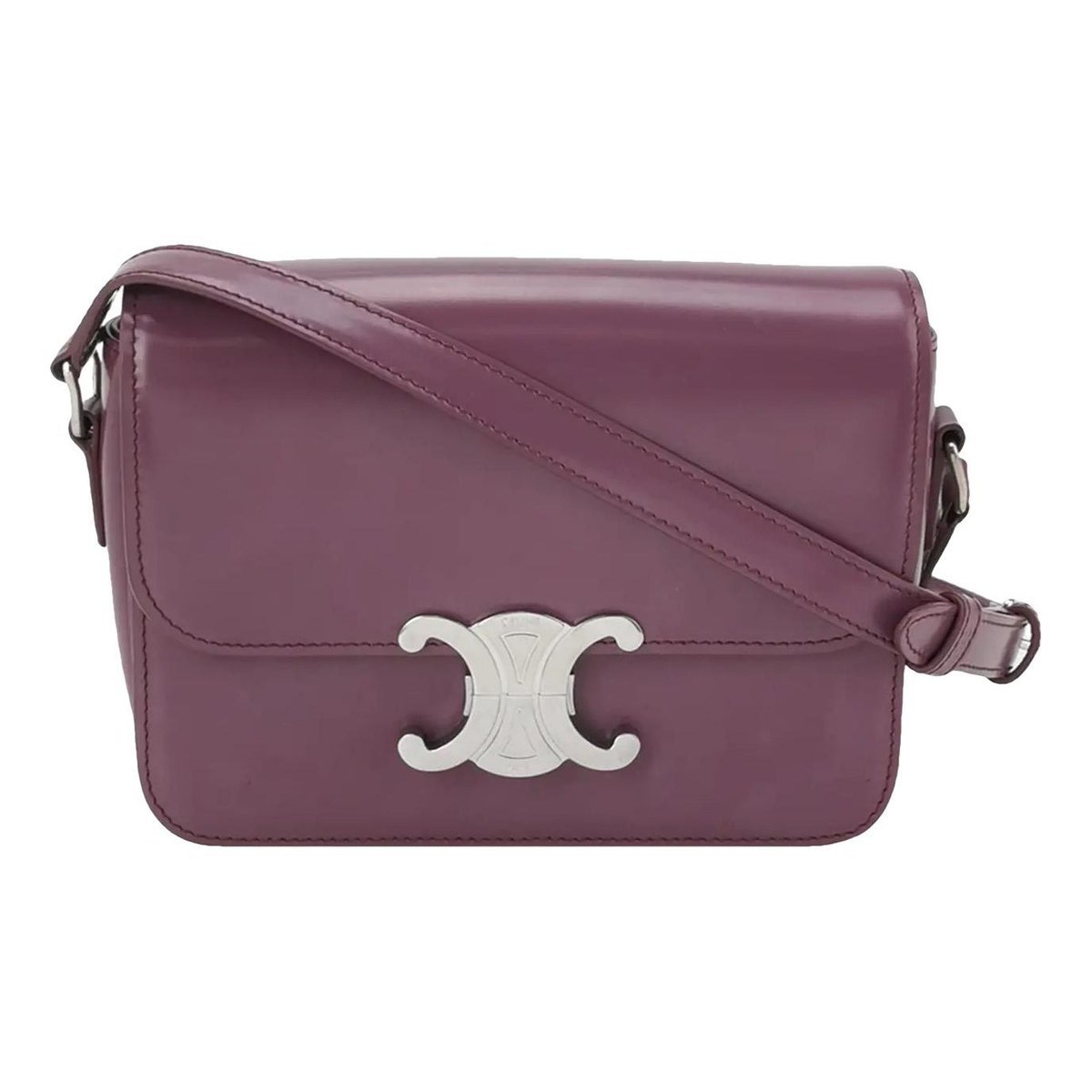 Triomphe leather handbag