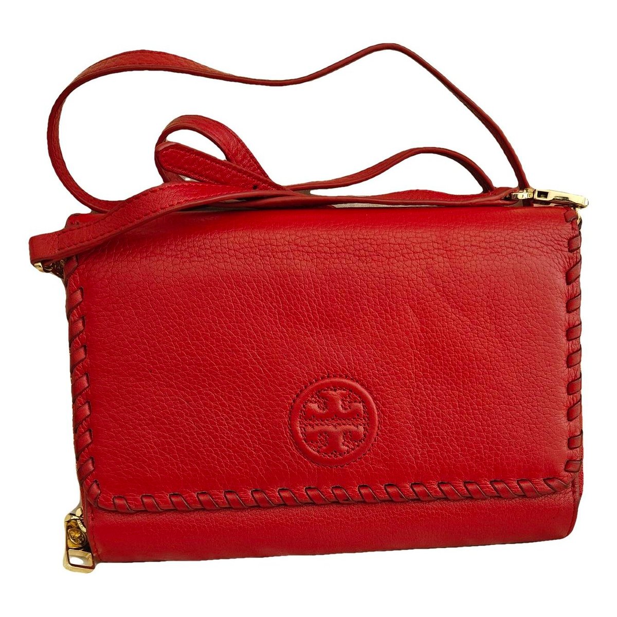 Leather crossbody bag
