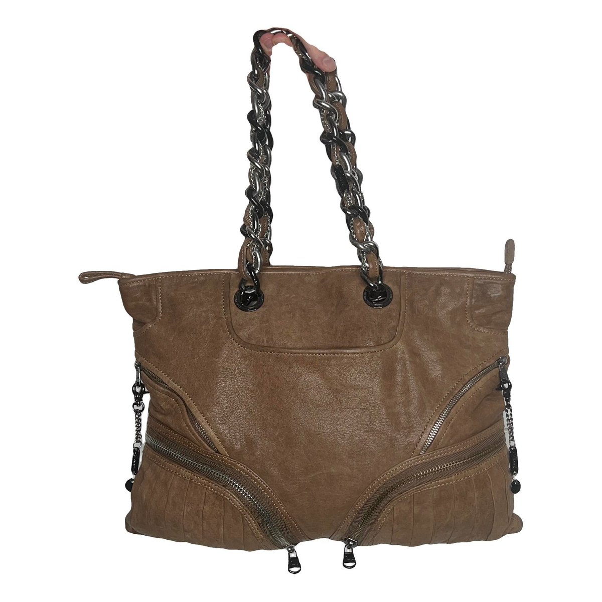 Leather handbag