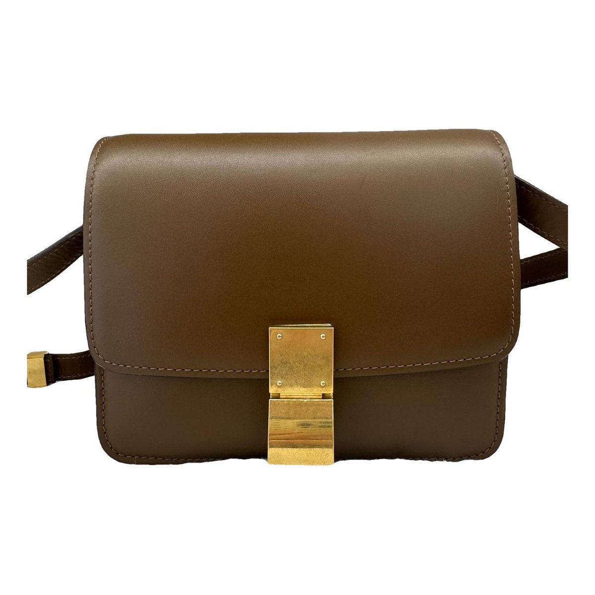 Classic leather crossbody bag
