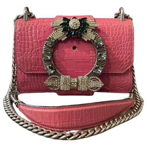 Miu Lady leather handbag