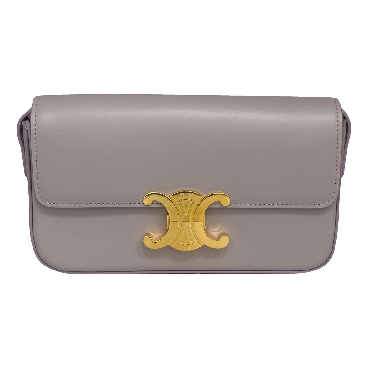 Triomphe Long leather handbag