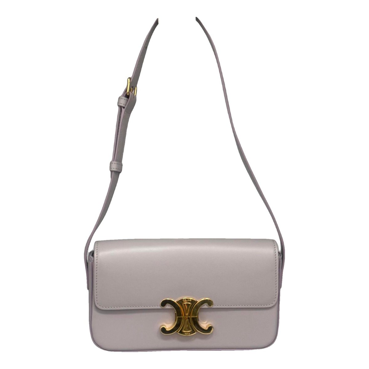 Triomphe Long leather handbag