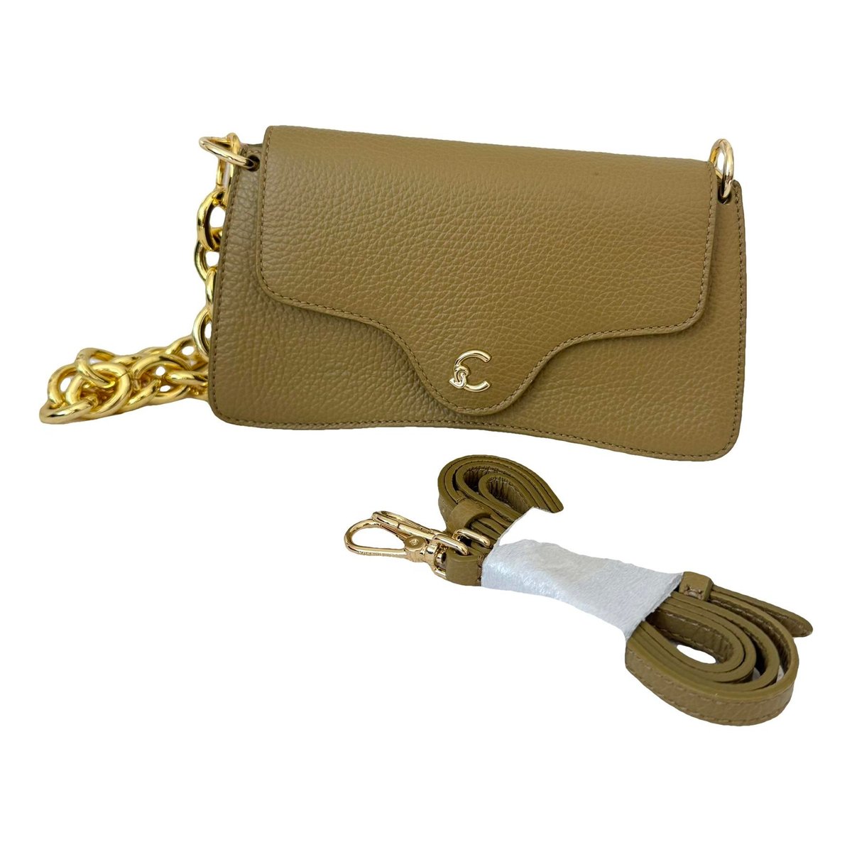 Leather handbag