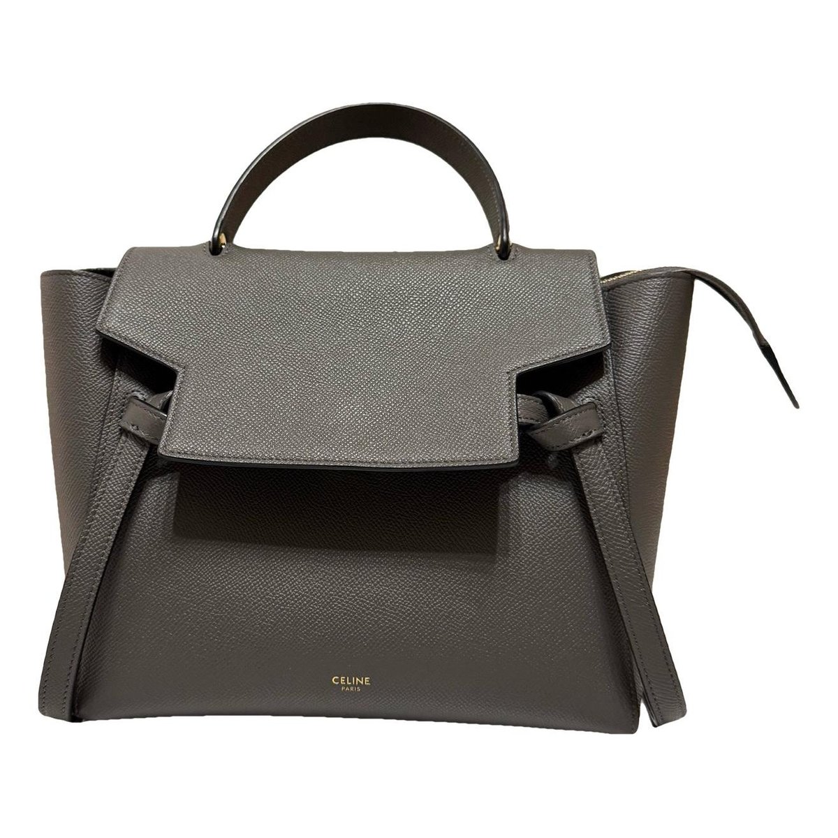 Belt leather handbag