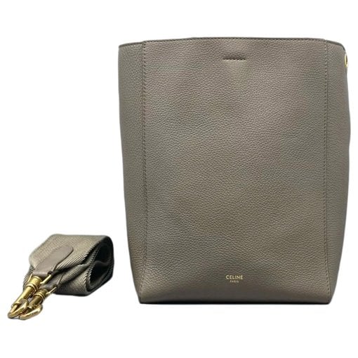 Seau Sangle leather handbag