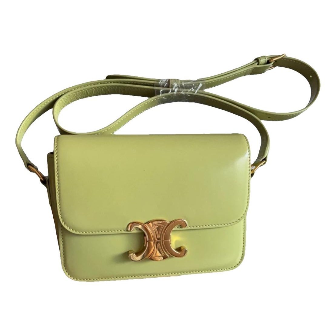 Triomphe leather handbag