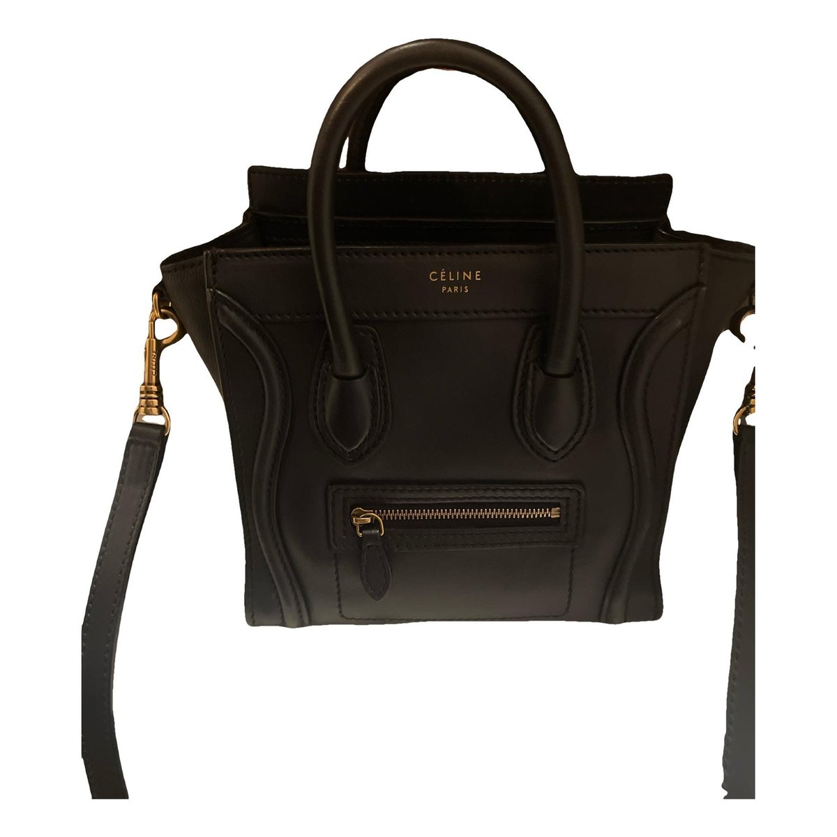 Nano Luggage leather handbag