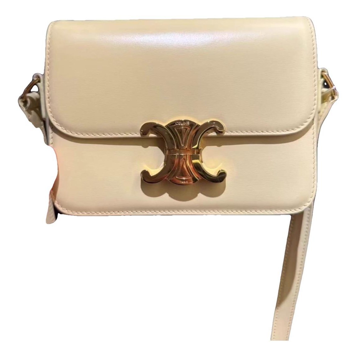 Triomphe leather handbag