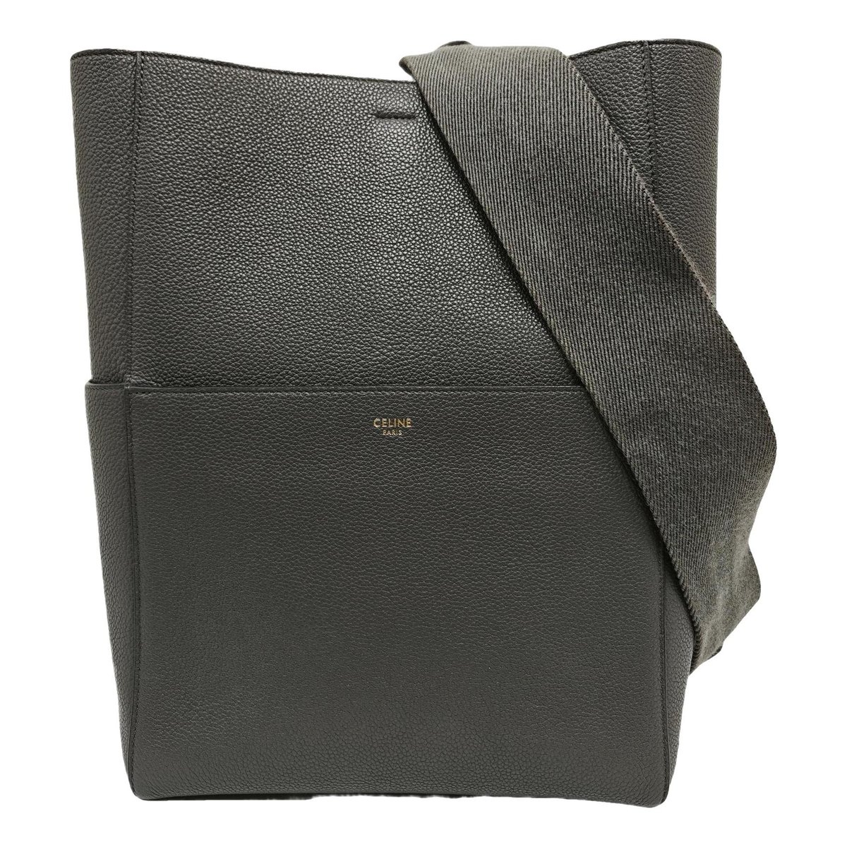 Seau Sangle leather tote