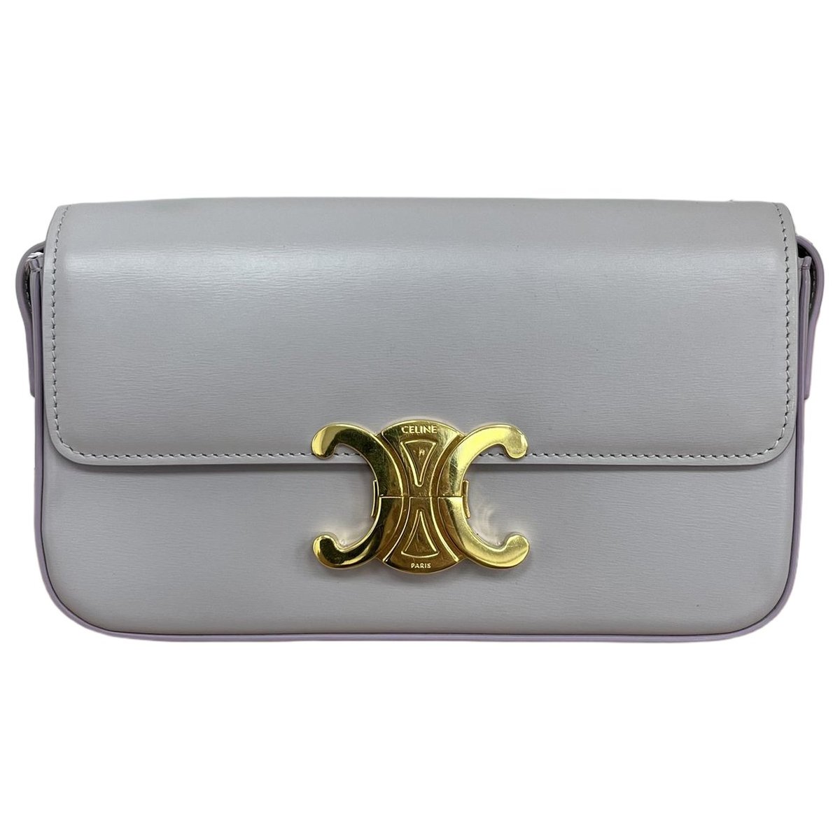 Triomphe Long leather handbag