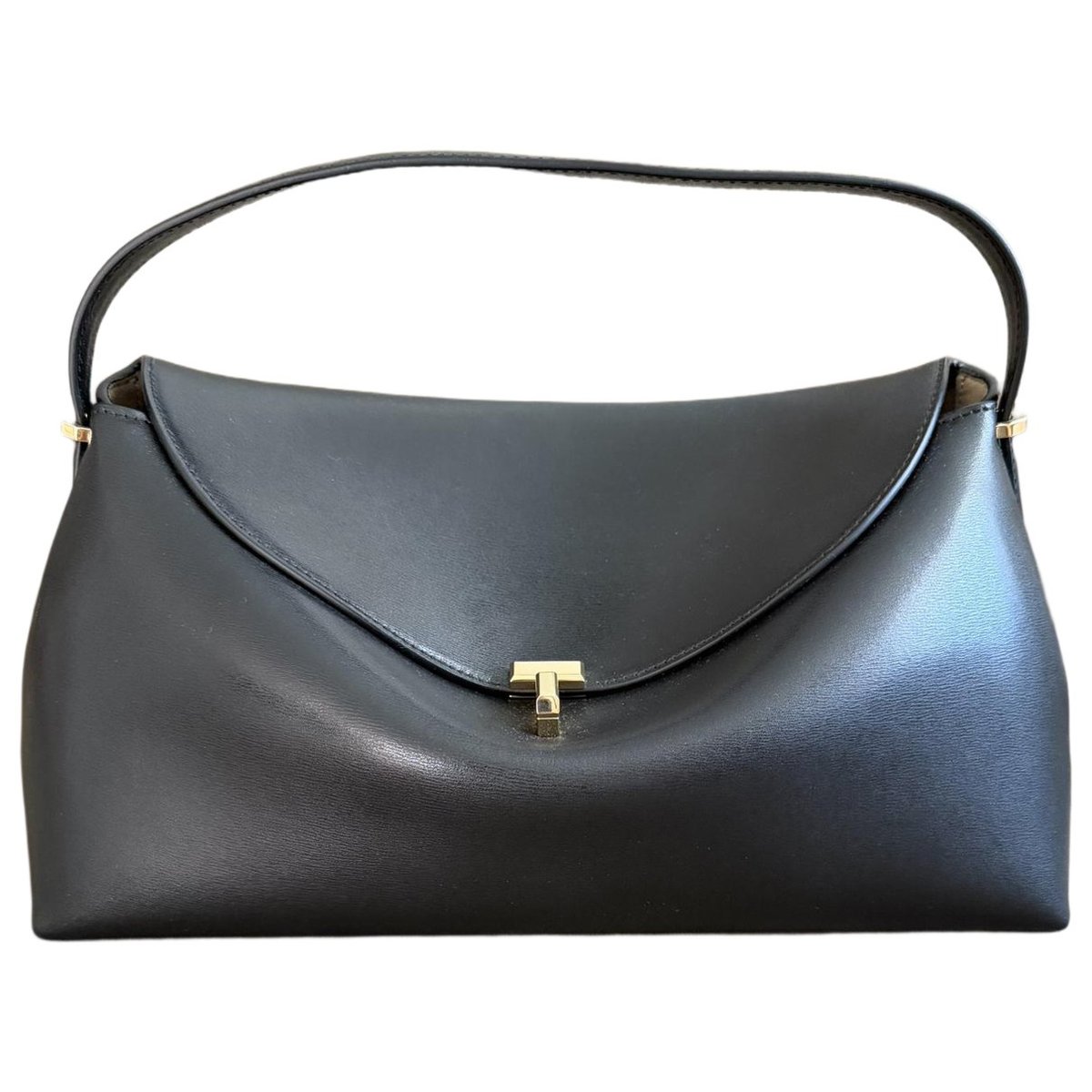 T-Lock leather tote