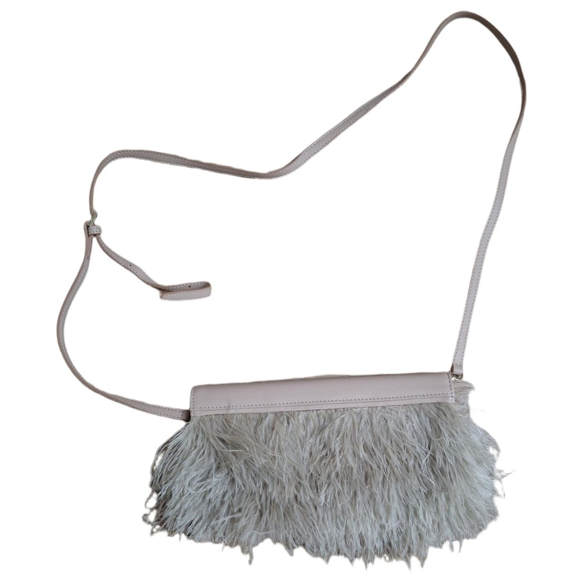 Leather clutch bag