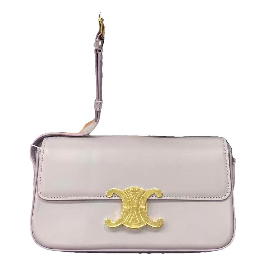 Triomphe Long leather handbag
