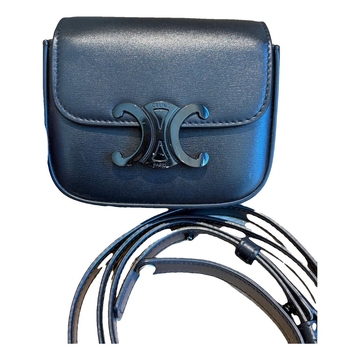 Triomphe leather handbag