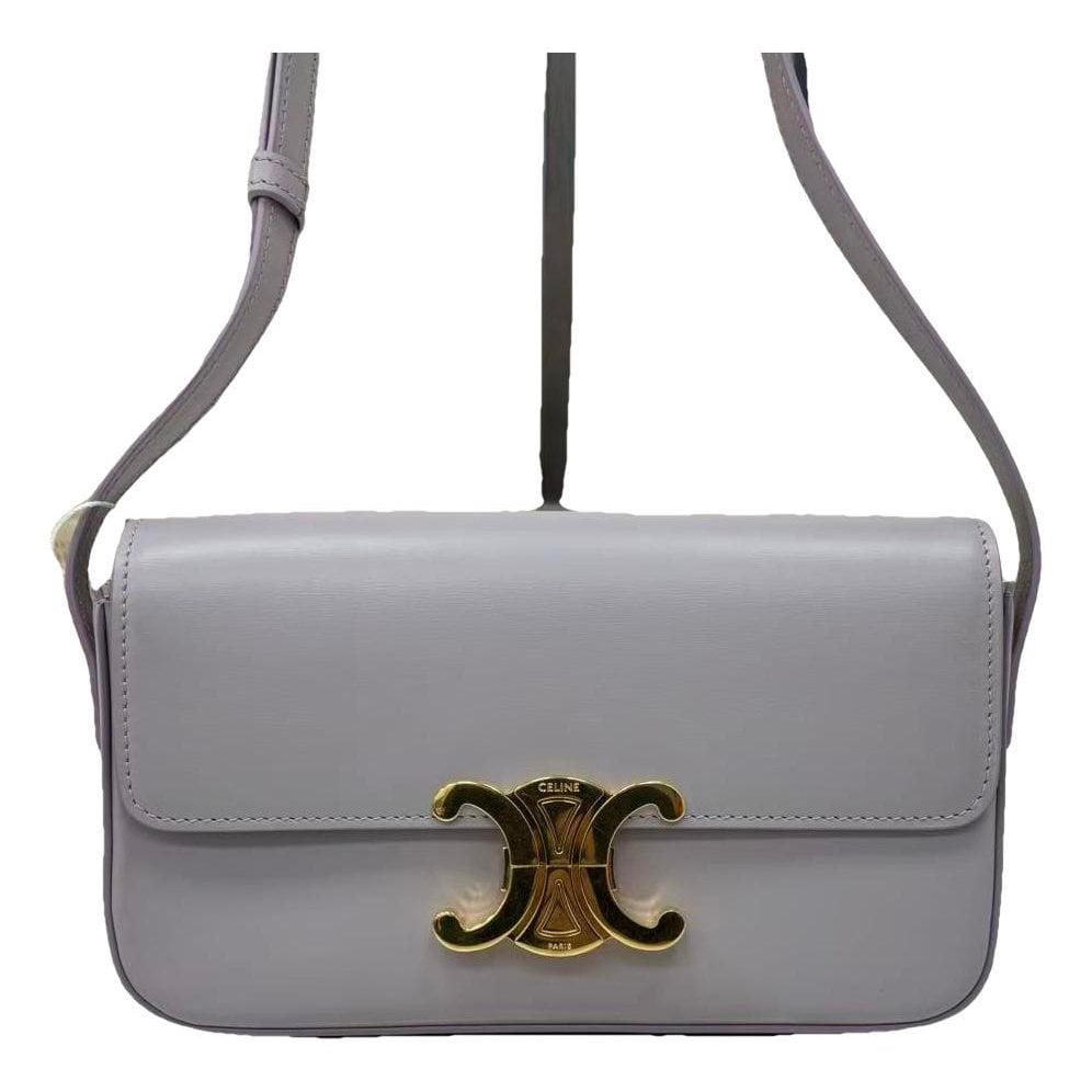 Triomphe Long leather handbag