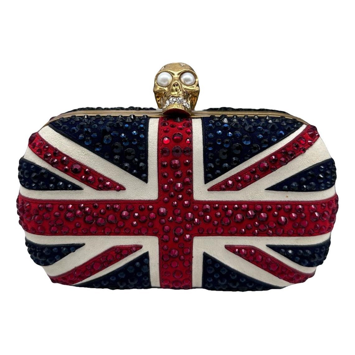 Skull leather handbag