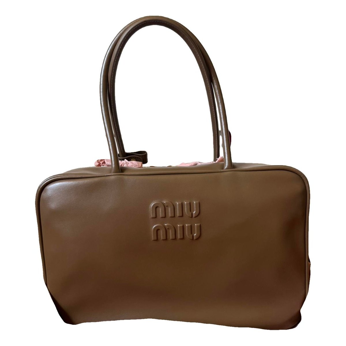 Beau leather handbag