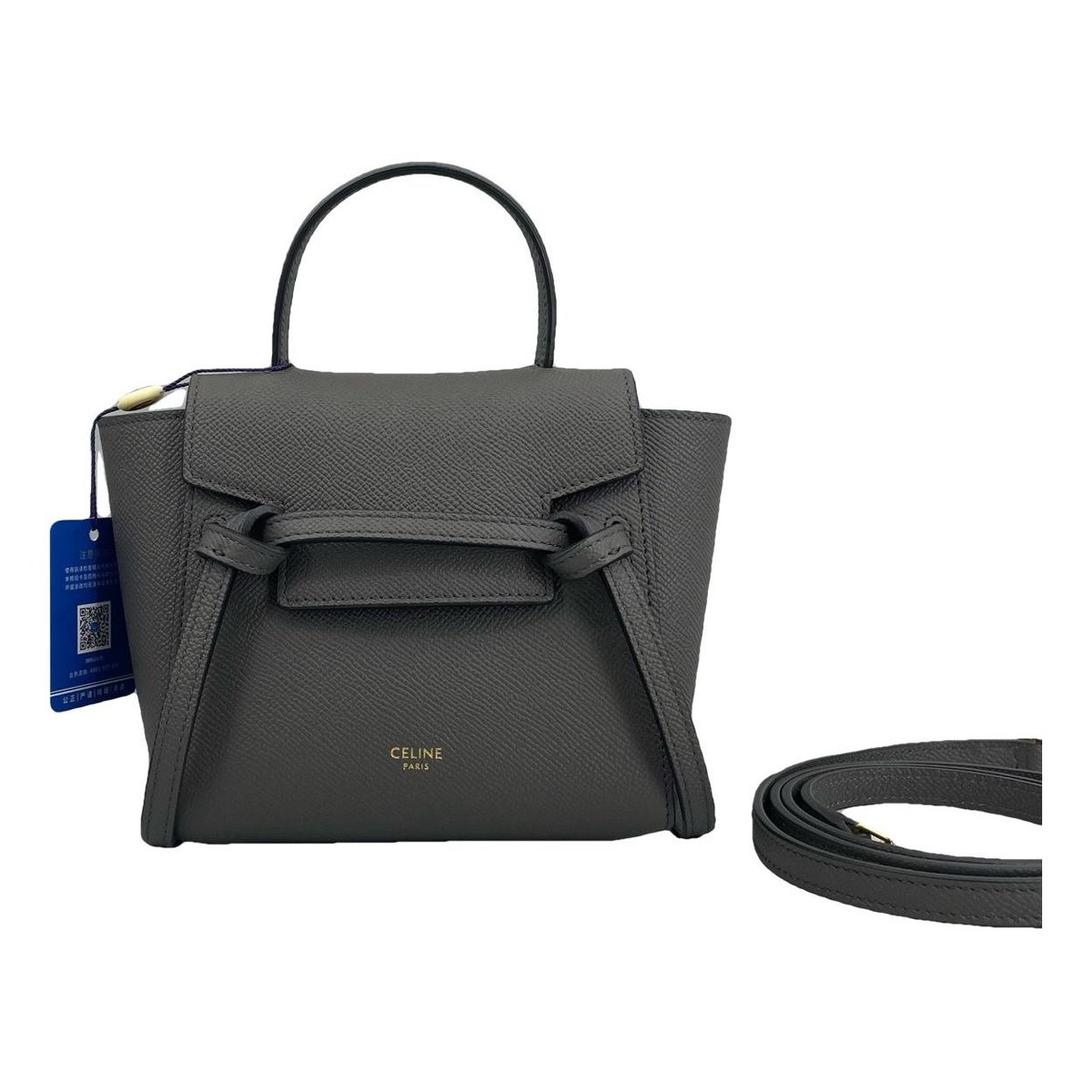 Belt leather handbag
