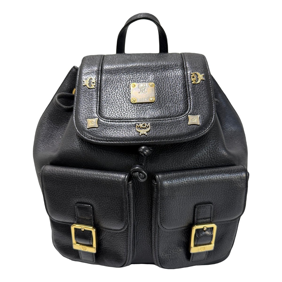 Heritage Drawstring leather backpack