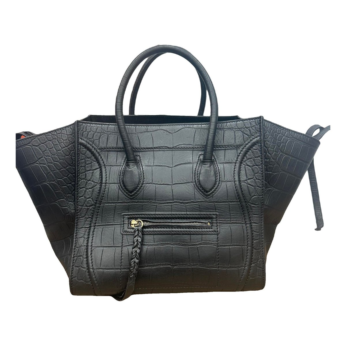 Luggage leather handbag
