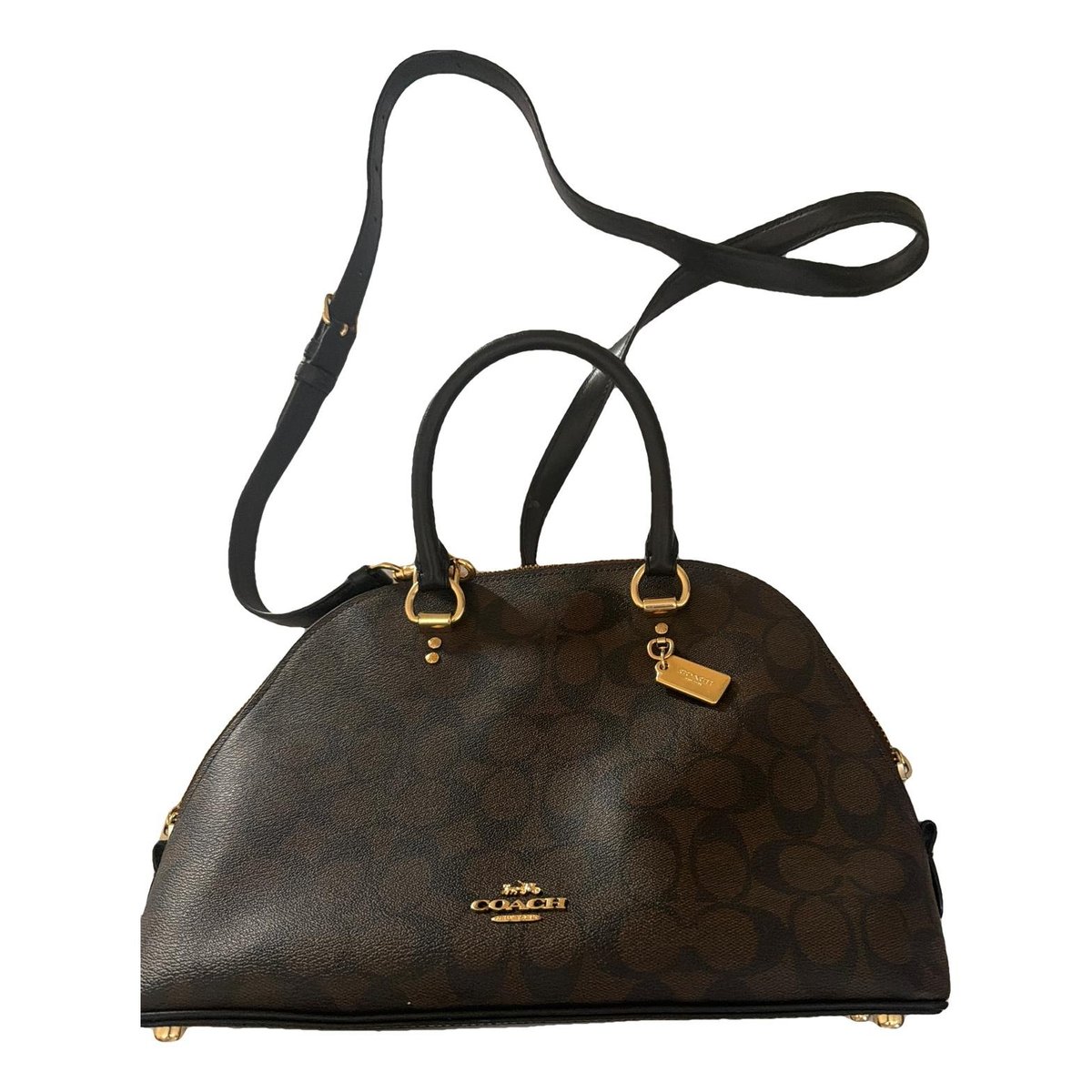 Cartable mini sierra leather handbag