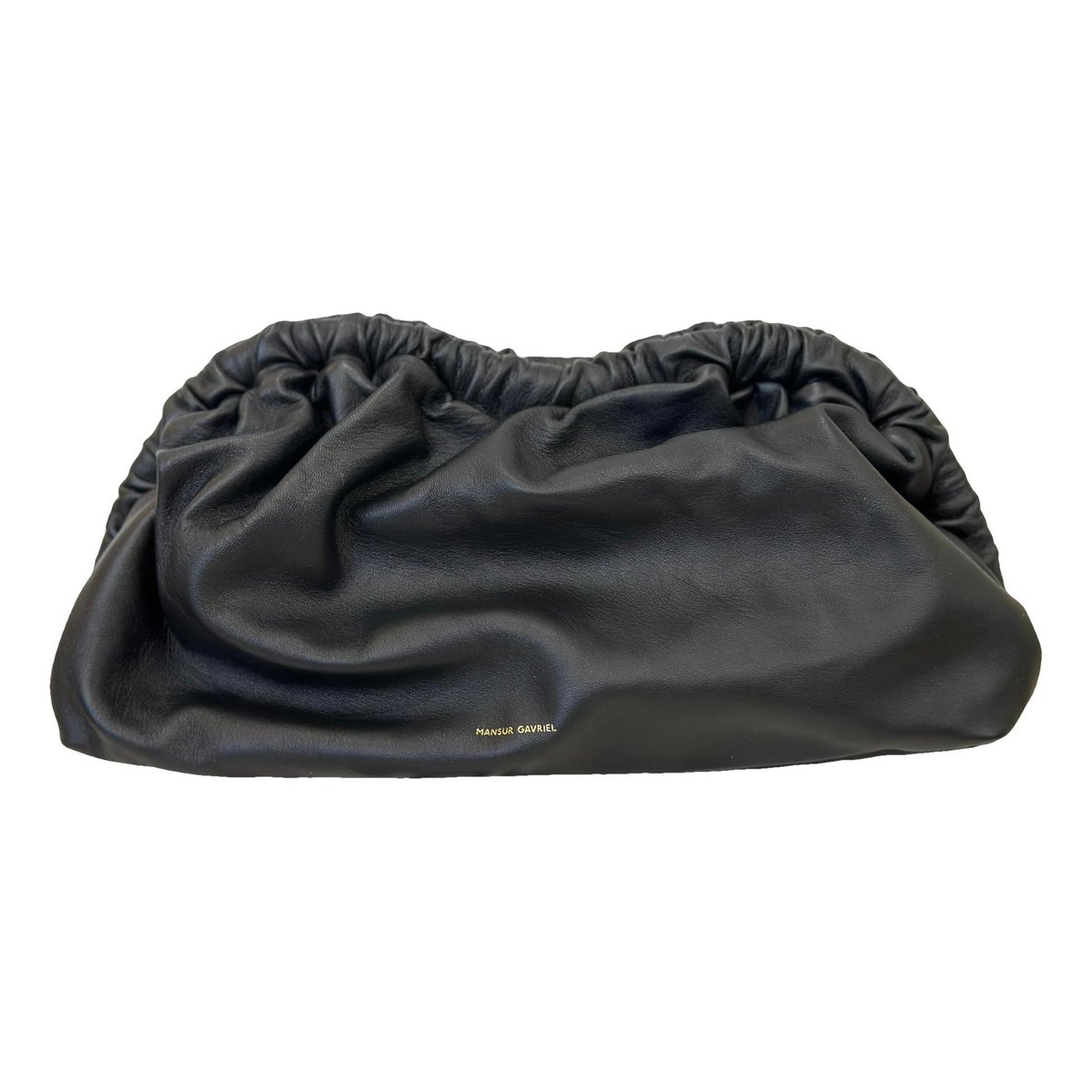 Cloud leather clutch bag