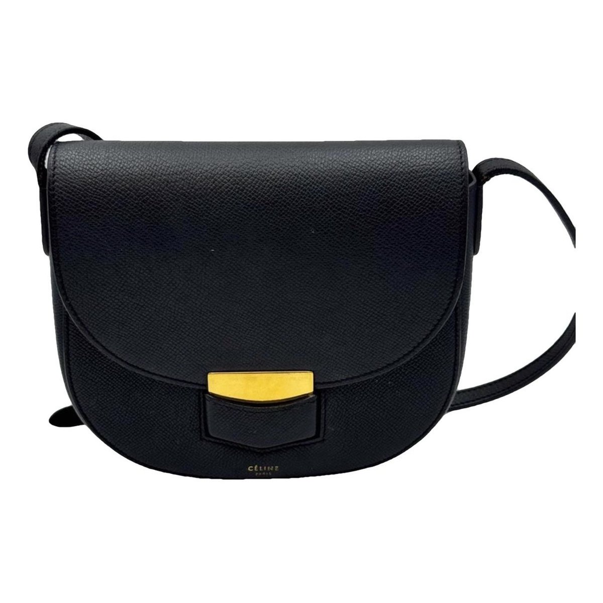 Trotteur leather crossbody bag