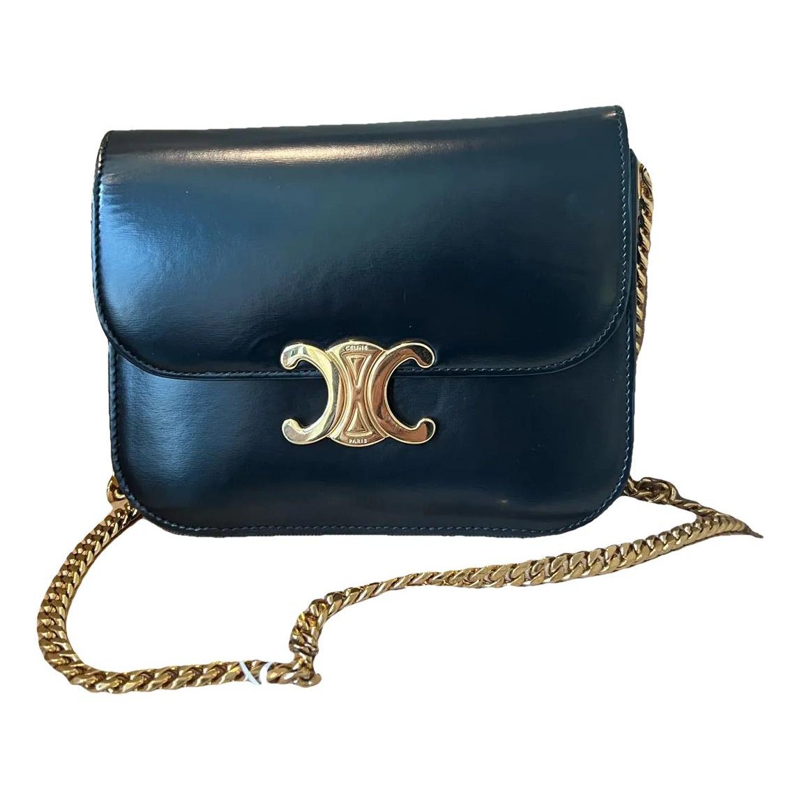 Triomphe leather handbag