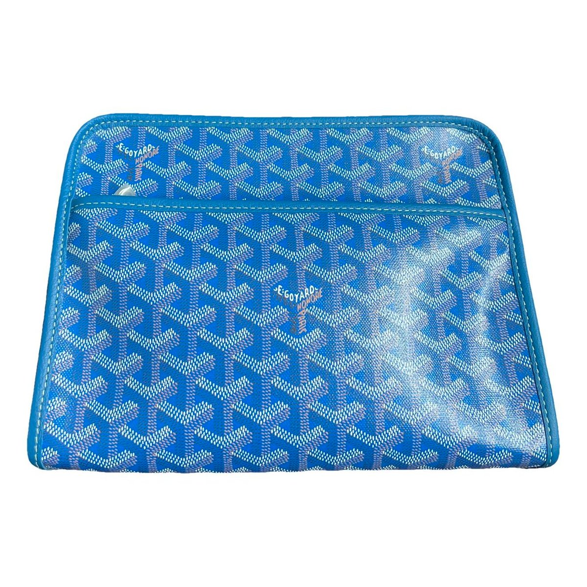Jouvence leather clutch bag