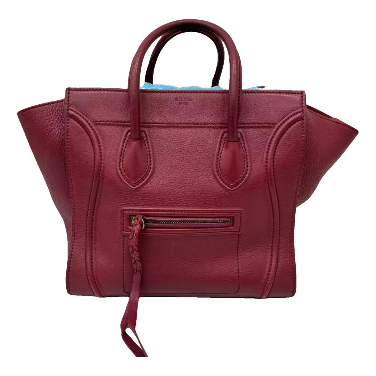 Luggage leather handbag