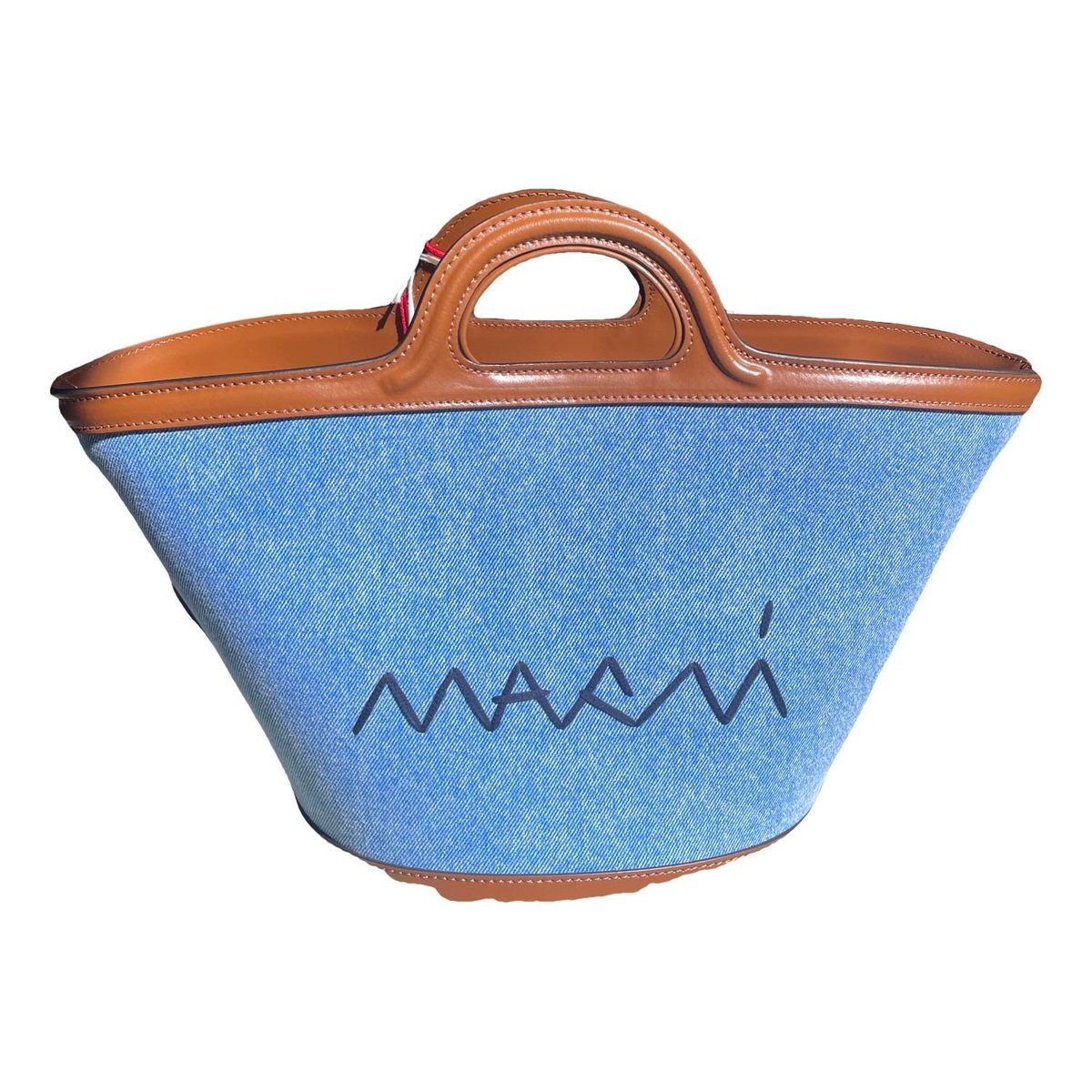 Tropicalia leather handbag