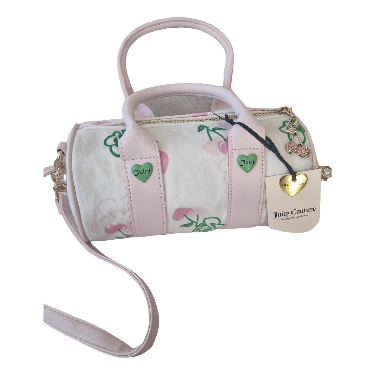 Velvet crossbody bag