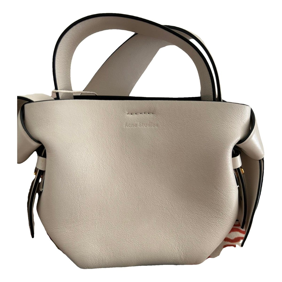 Musubi leather handbag