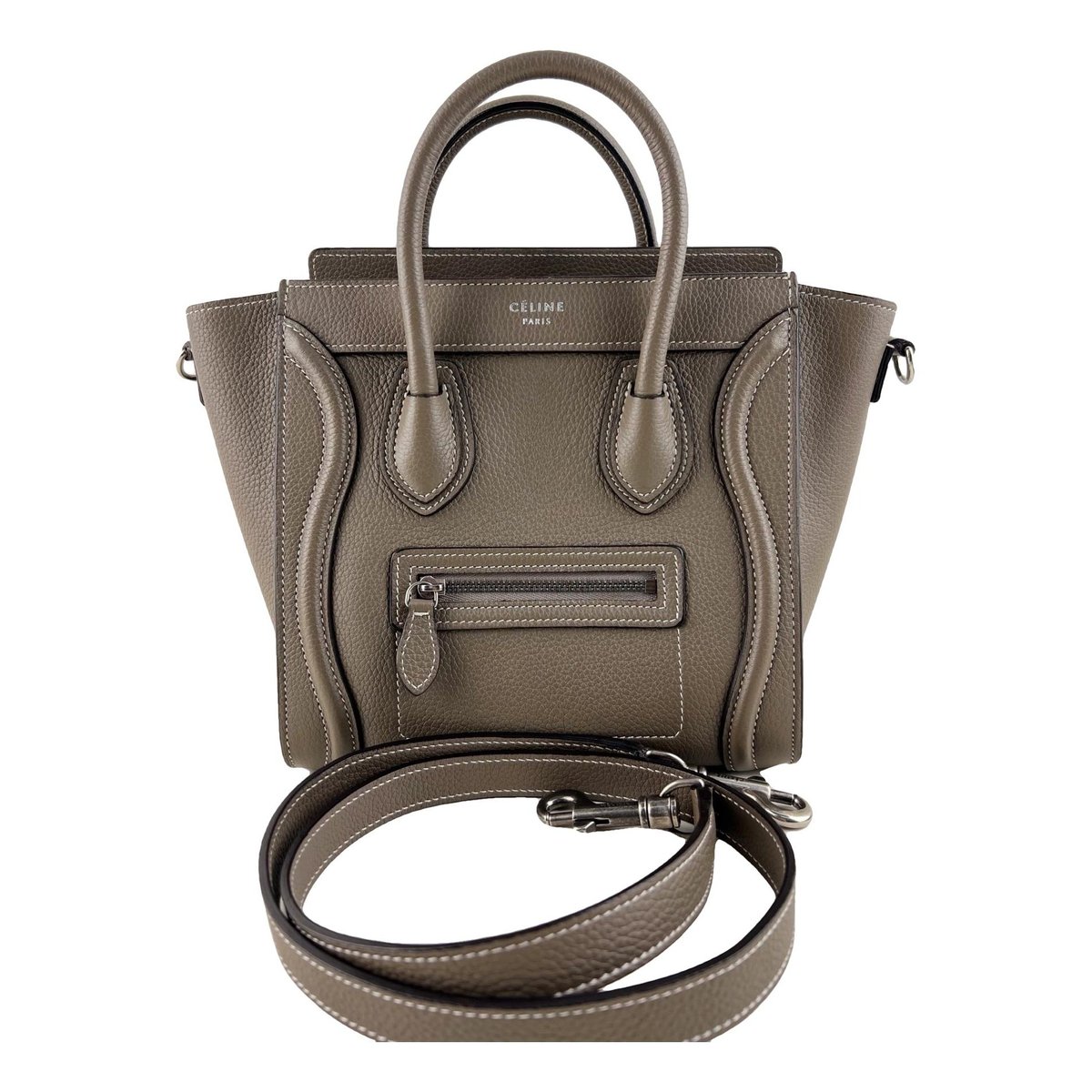 Nano Luggage leather handbag