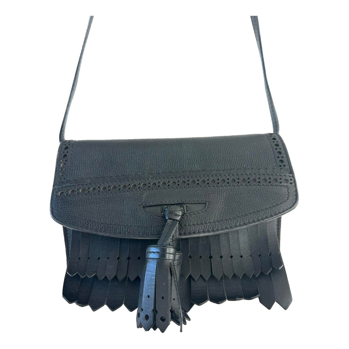 Note leather handbag